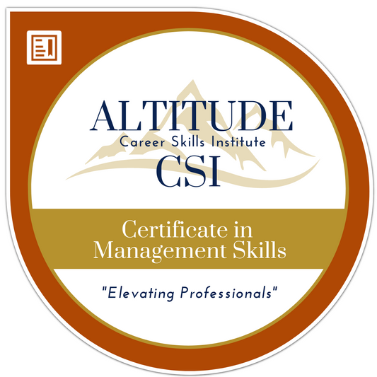 Certificate in Management Skills (ACE Credit)