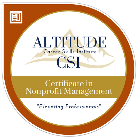 Certificate in Nonprofit Management (ACE Credit)