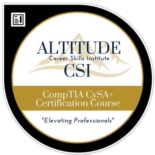 CompTIA CySA+ Certification Course